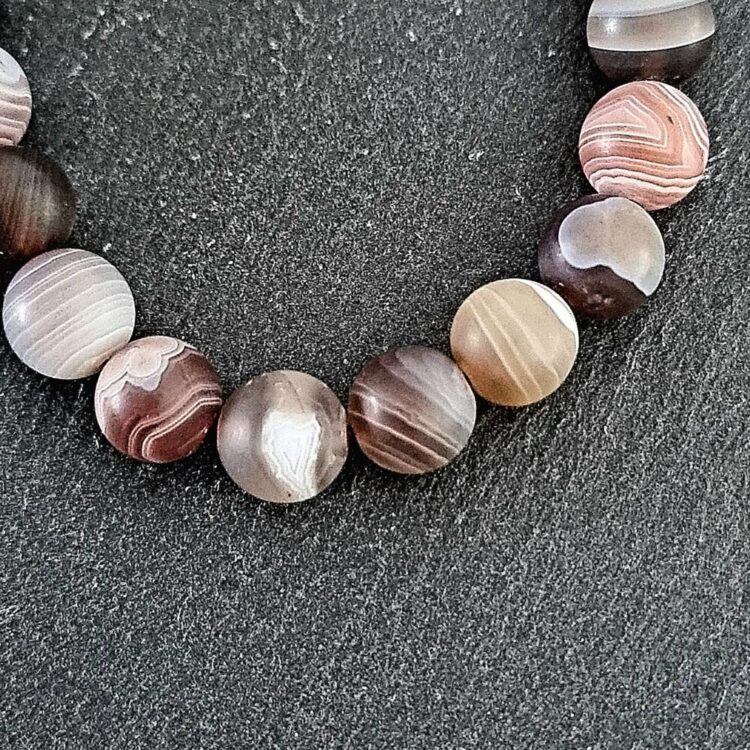 Botswana-Achat Armband matt