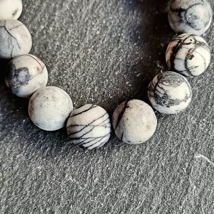 Bracelet Jaspe Picasso mat