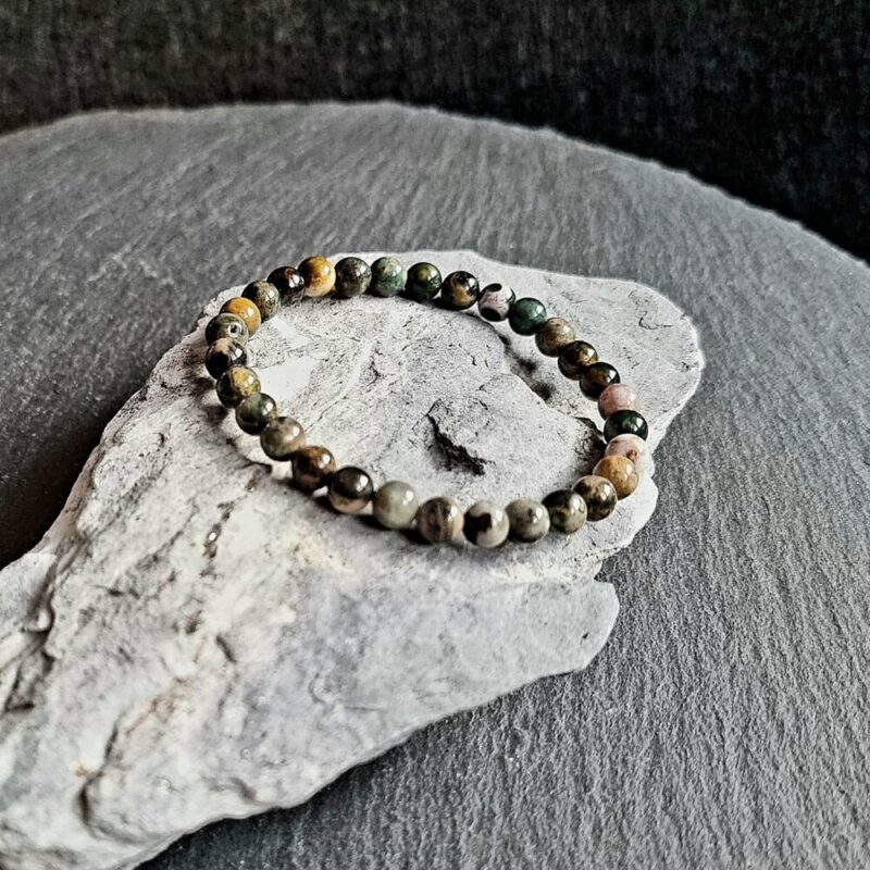 Bracelet Jaspe Orbiculaire Brillant