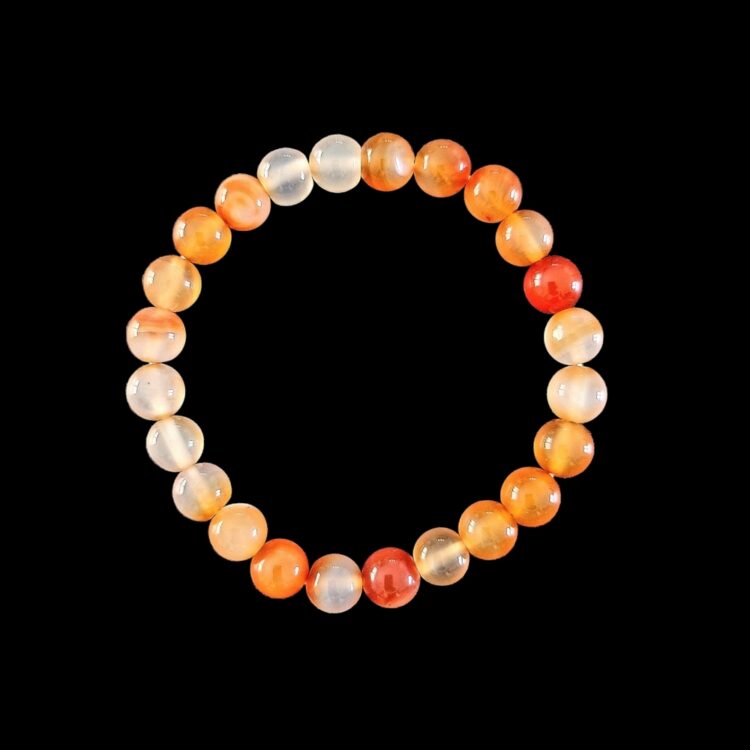Bracciale in corniola brillante