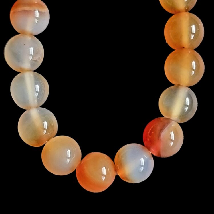 Bracciale in corniola brillante