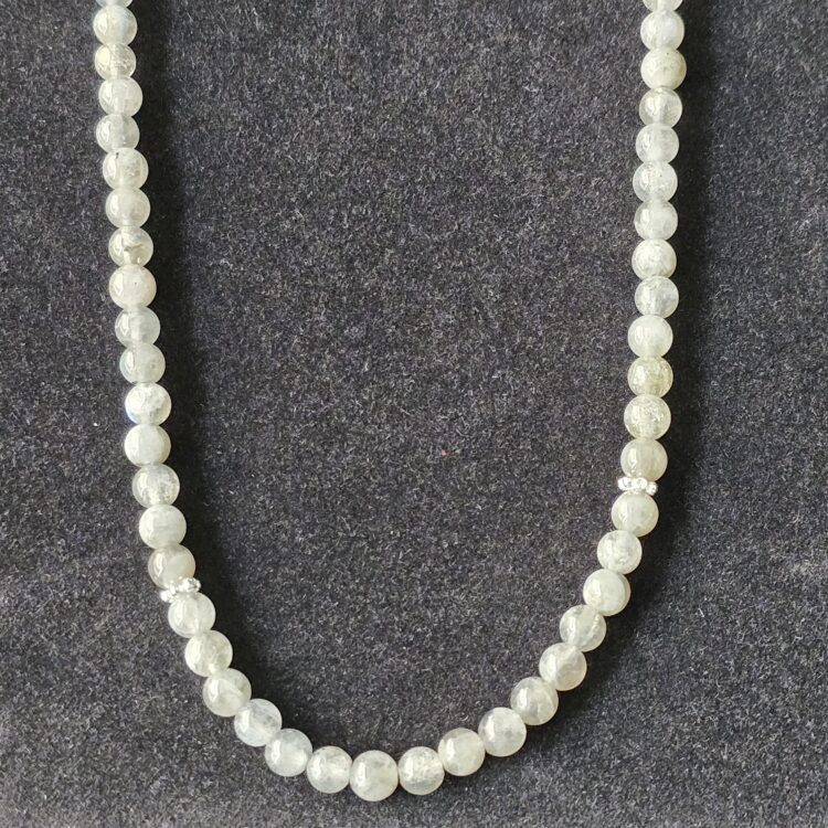 Collier Labradorite avec fermoir 925